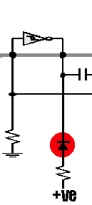 a single Nv and LED