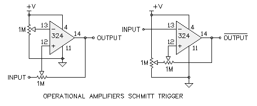 Operational Amplifiers Schmitt trigger